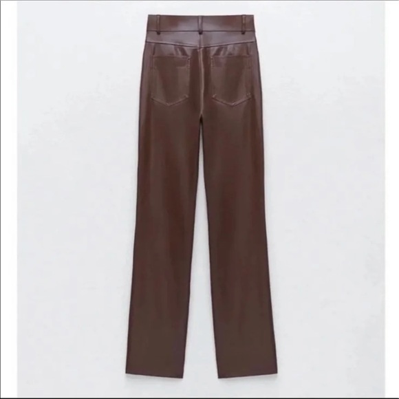 Zara faux leather pants - Picture 14 of 17